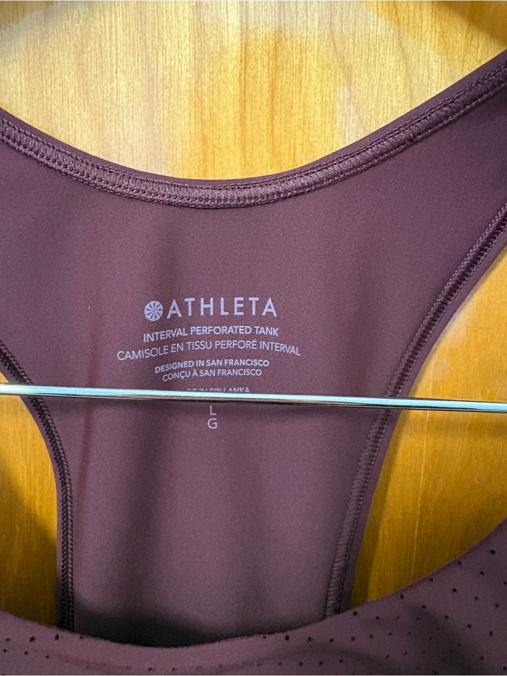 Athleta interval perforated tank - Picture 4 of 5